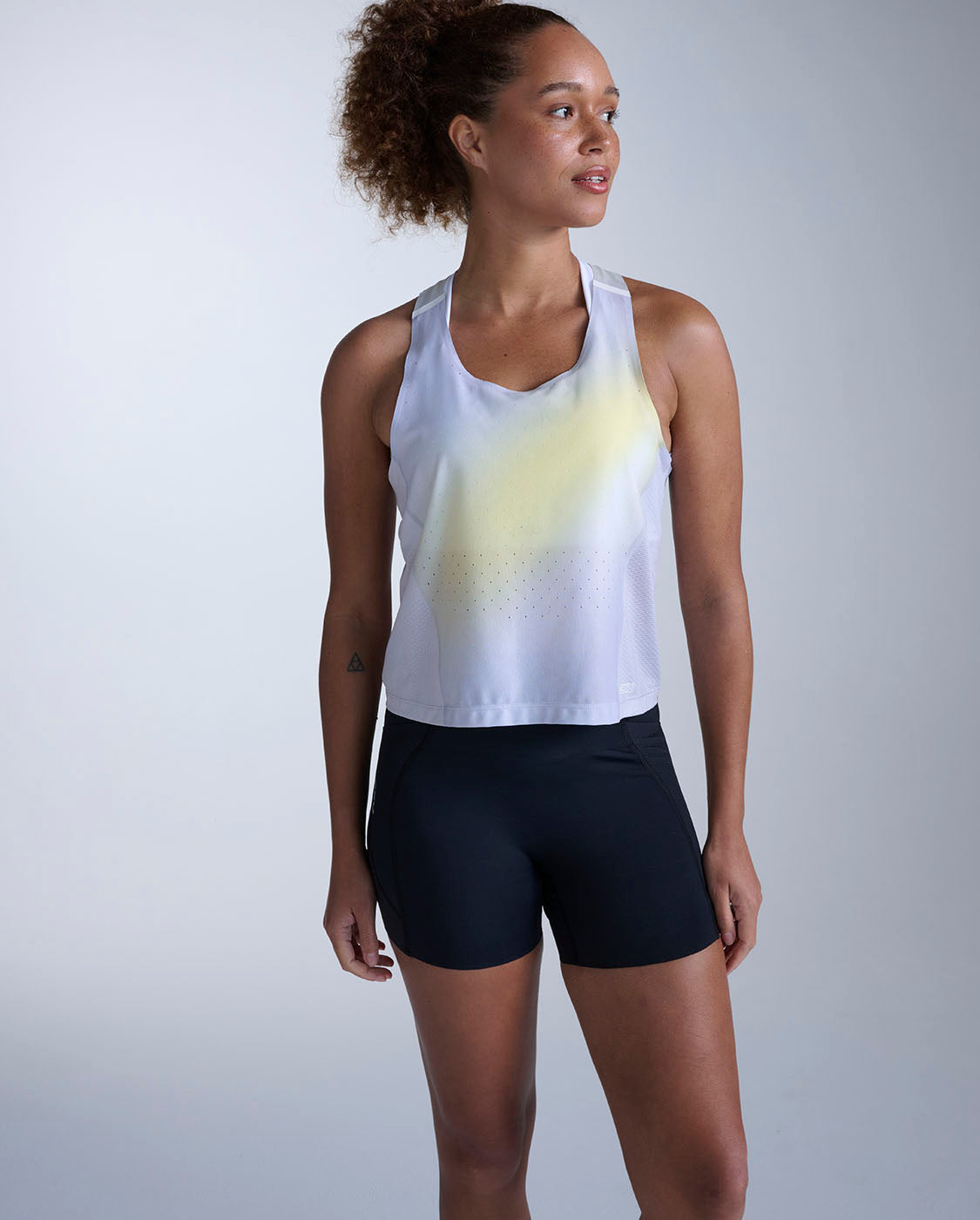 Light Speed React Crop Singlet
