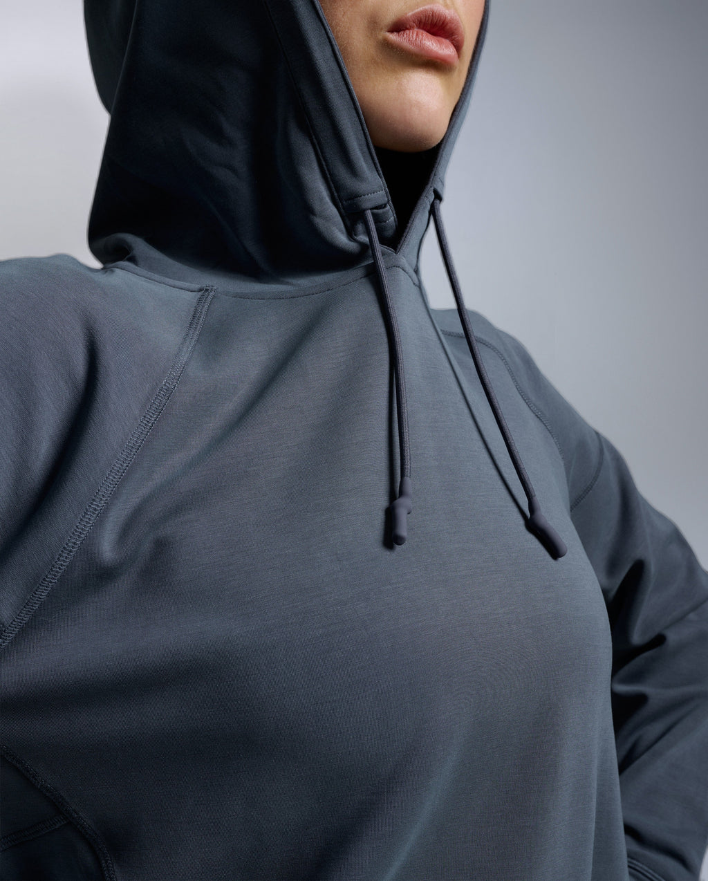 Wonderluxe Sand Washed Cropped Hoodie