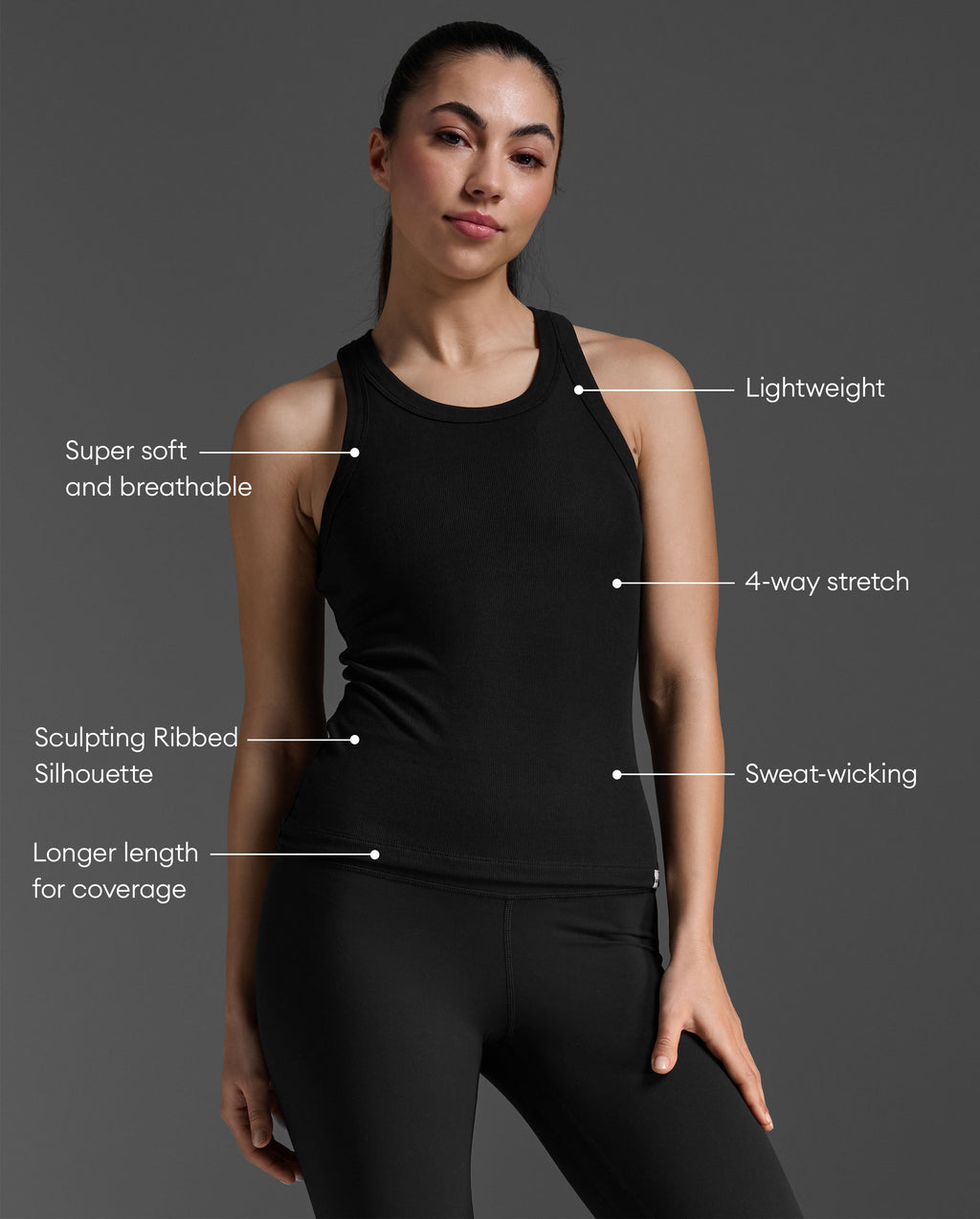Fluid Modal Ribbed Tank
