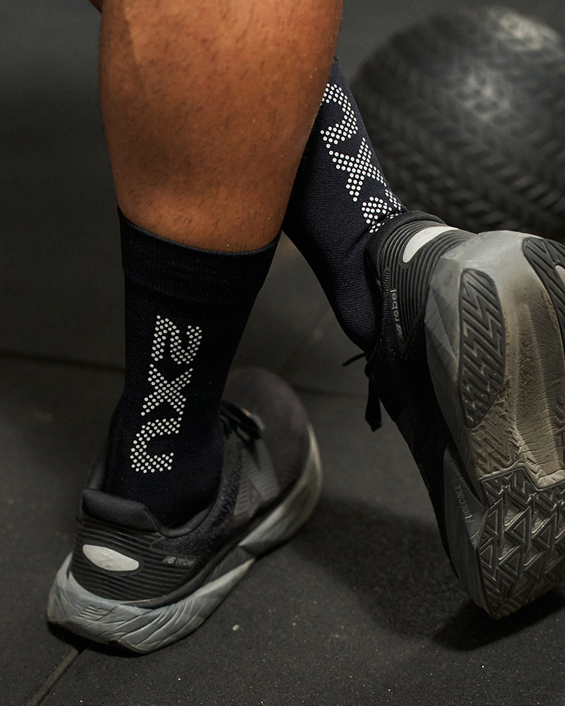 Vectr Reflective Crew Socks