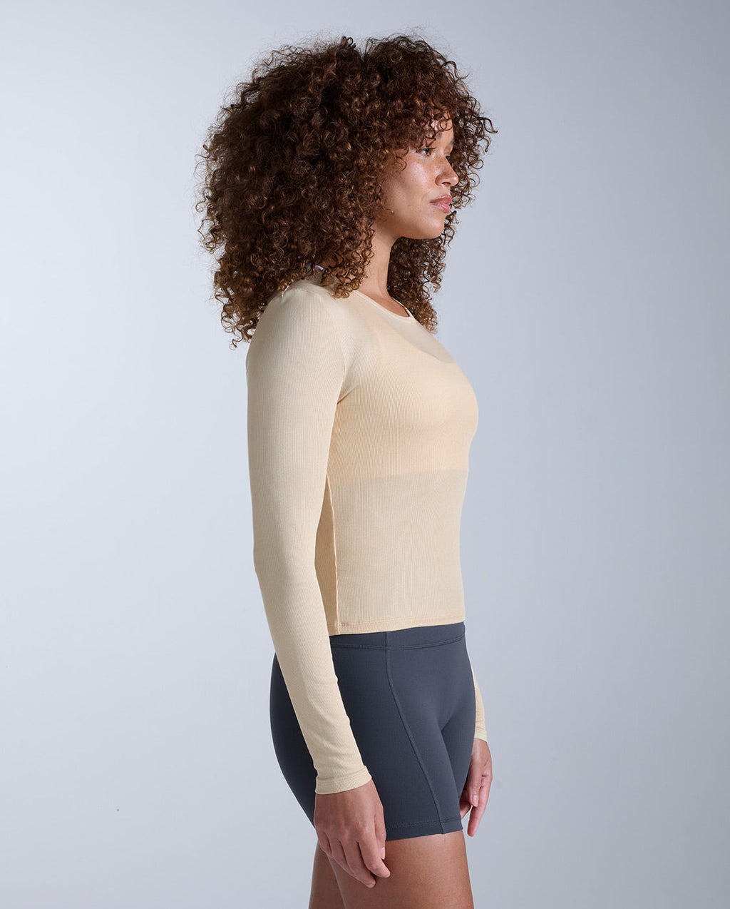 Fluid Modal Ribbed Long Sleeve