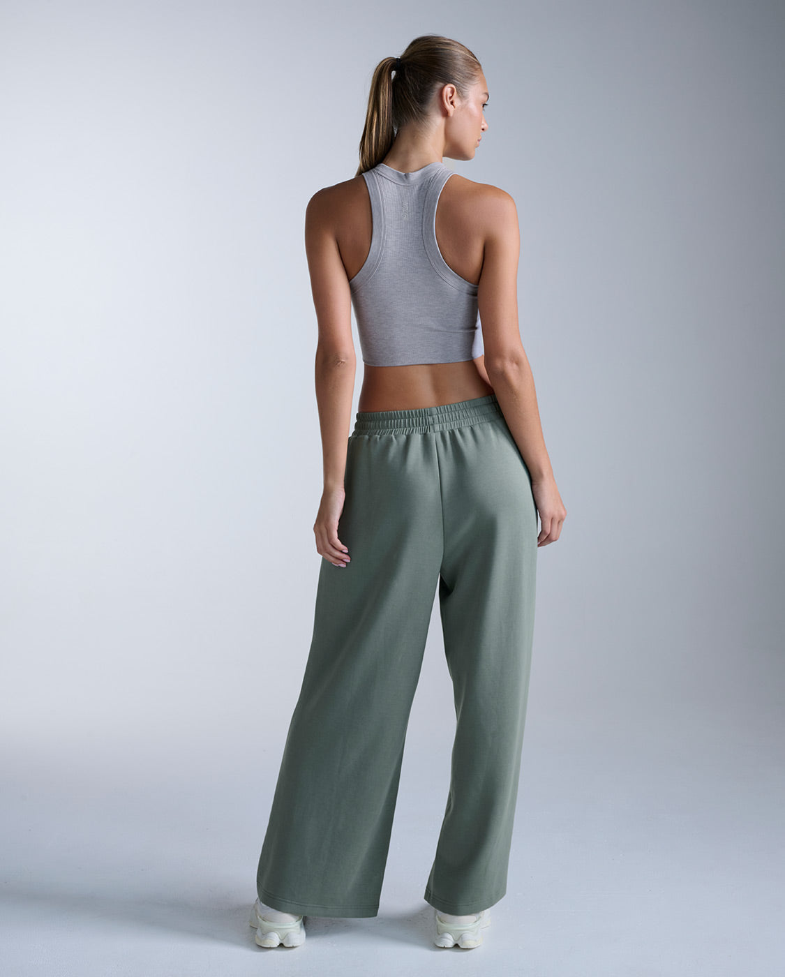 Fluid Tencel Ribbed Crop Tank