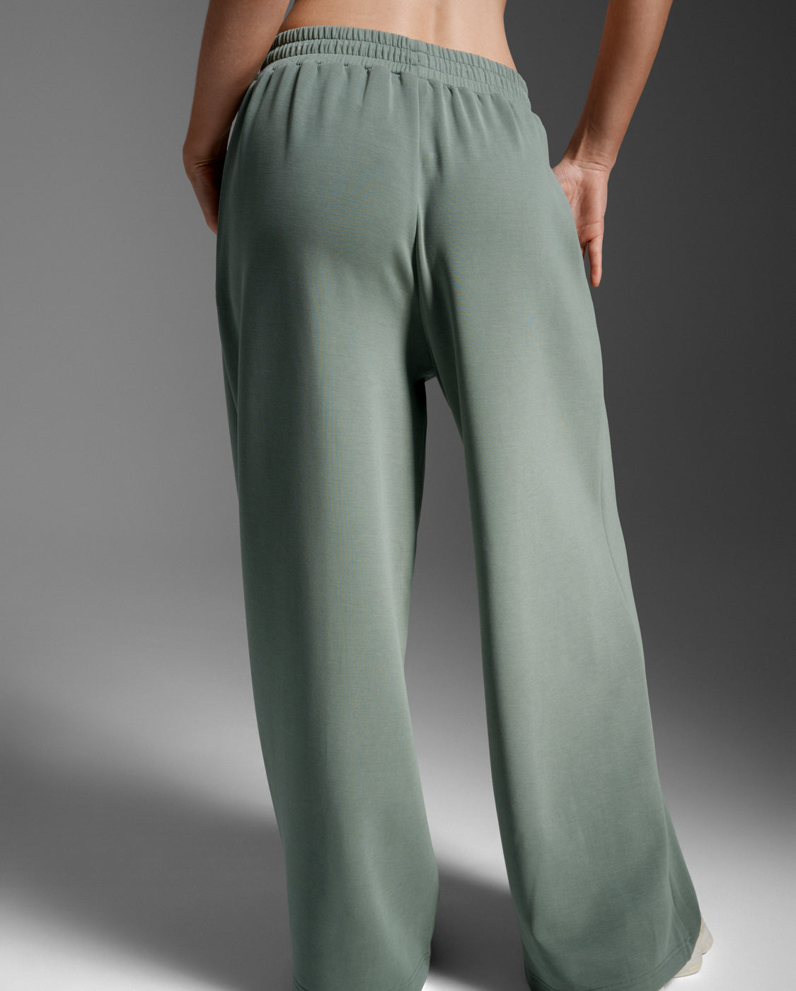 Wonderluxe Sand Washed Wide Leg Pants