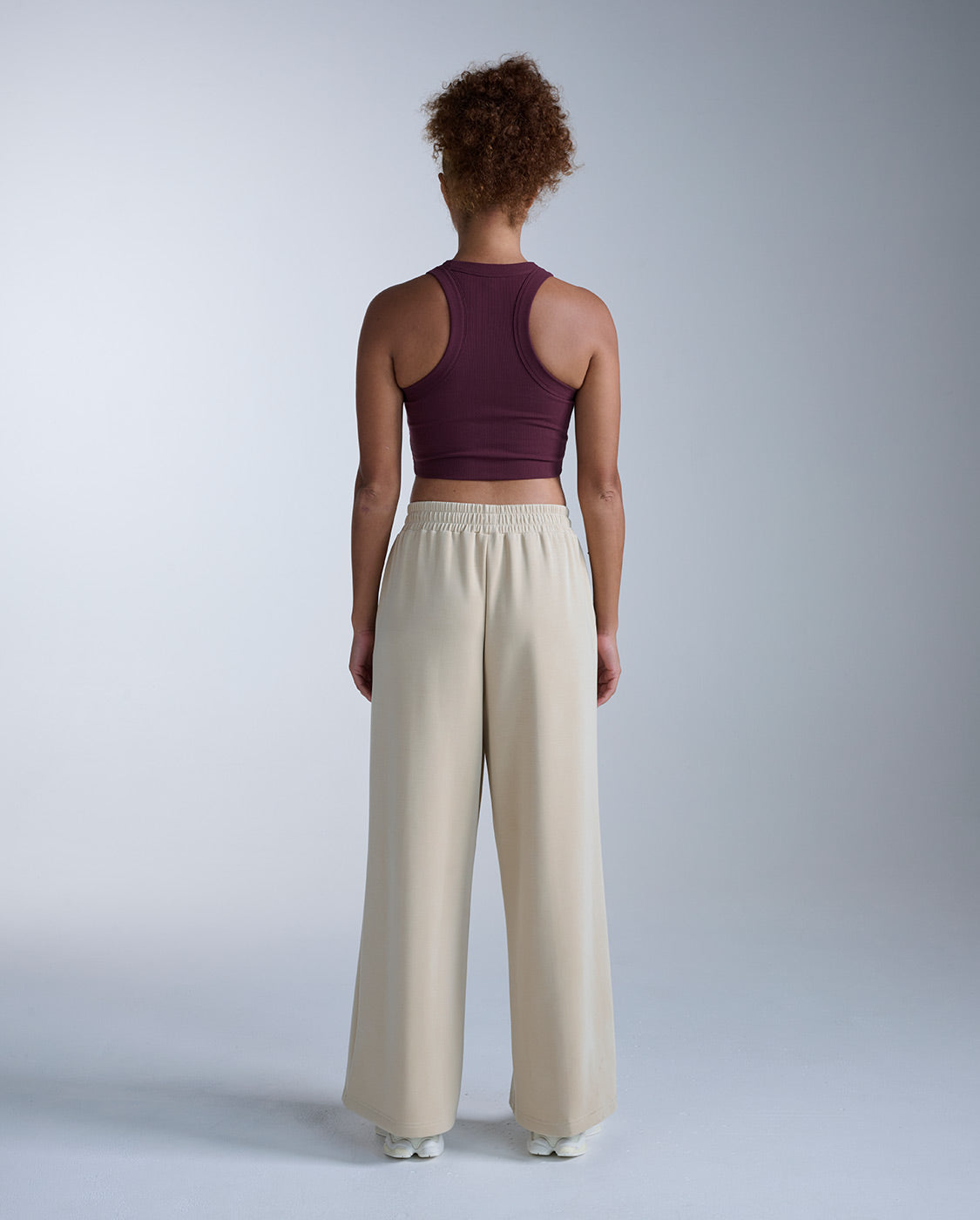 Wonderluxe Sand Washed Wide Leg Pants