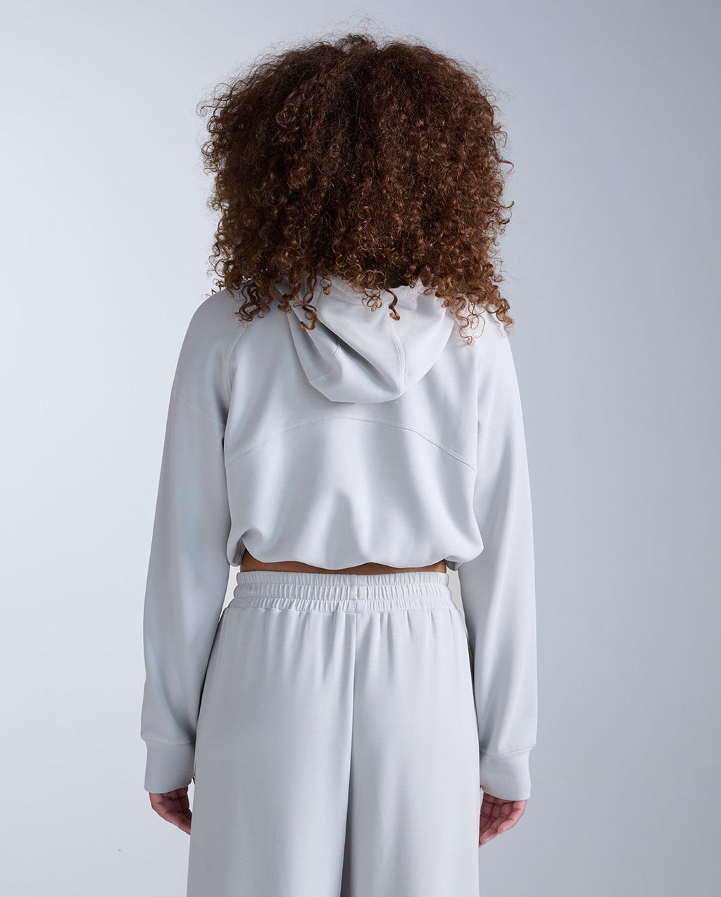 Wonderluxe Sand Washed Cropped Hoodie