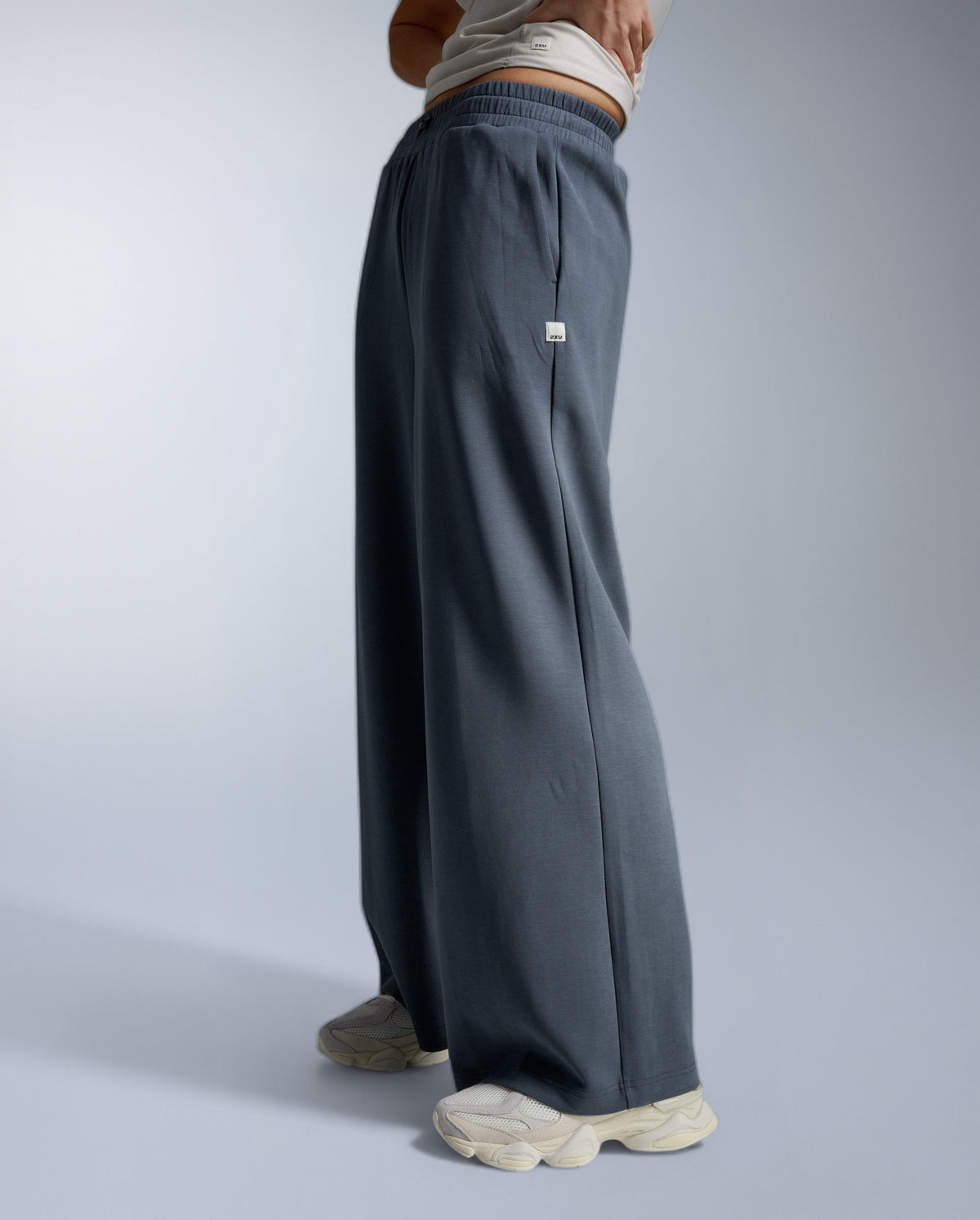 Wonderluxe Sand Washed Wide Leg Pants