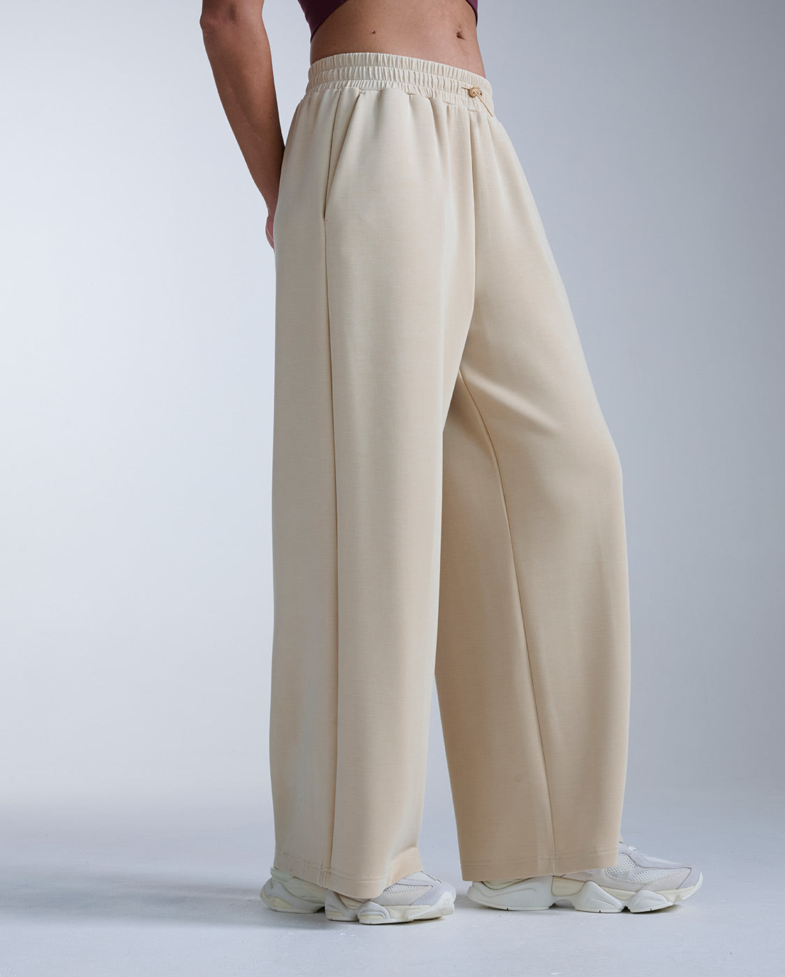 Wonderluxe Sand Washed Wide Leg Pants