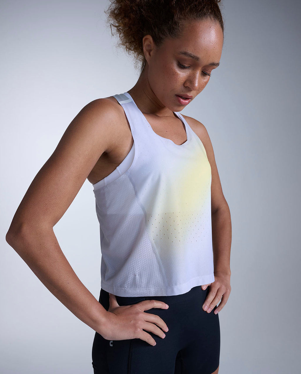 Light Speed React Crop Singlet