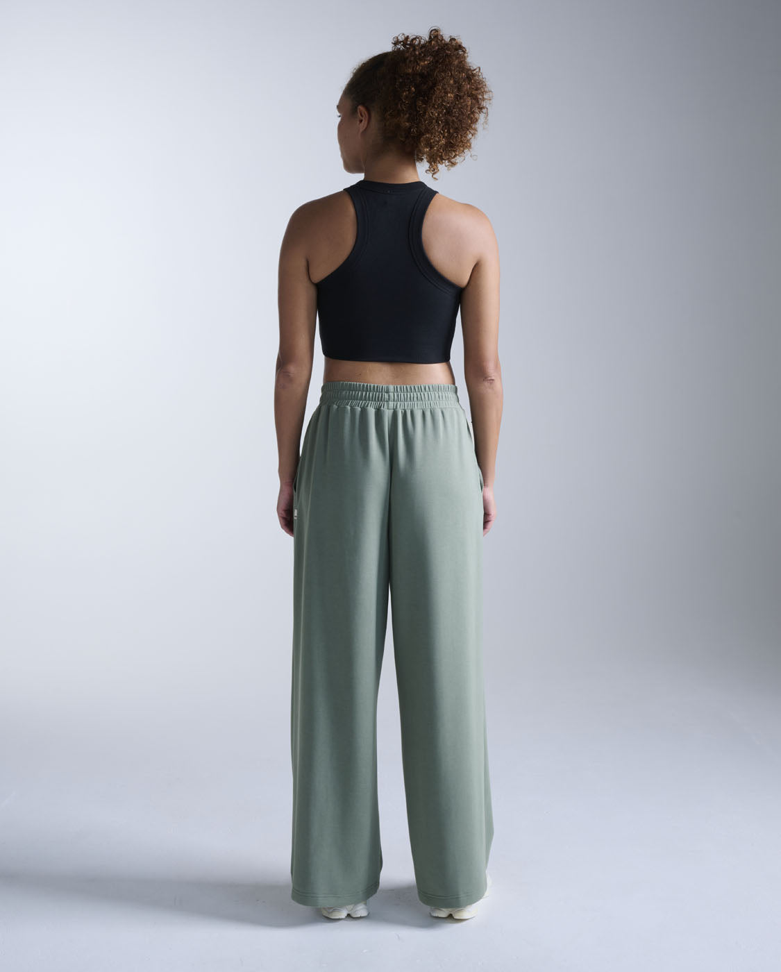 Fluid Tencel Ribbed Crop Tank