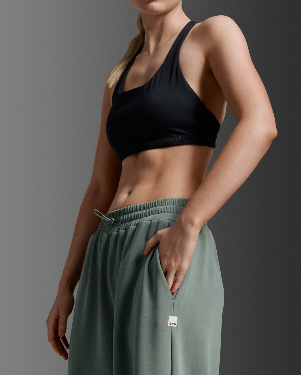 Wonderluxe Sand Washed Wide Leg Pants